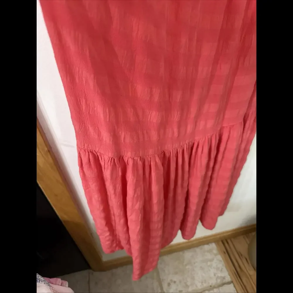 Old Navy Spaghetti Strap Maxi Sundress Pockets Adjustable Straps Sz S Co… - Picture 3 of 8